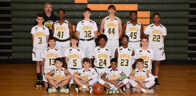 8th Grade Boys Basketball Team 2020