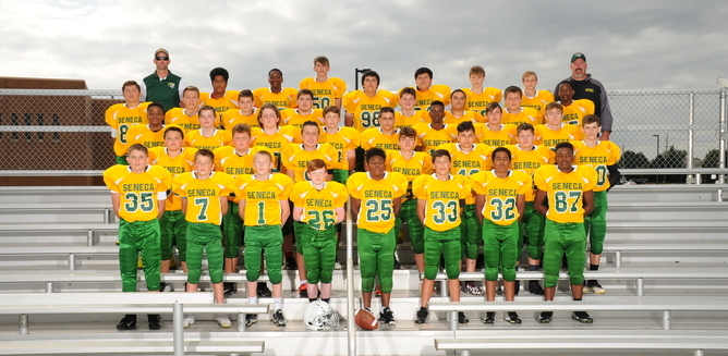 8th Grade Football Team Photo 2019-20